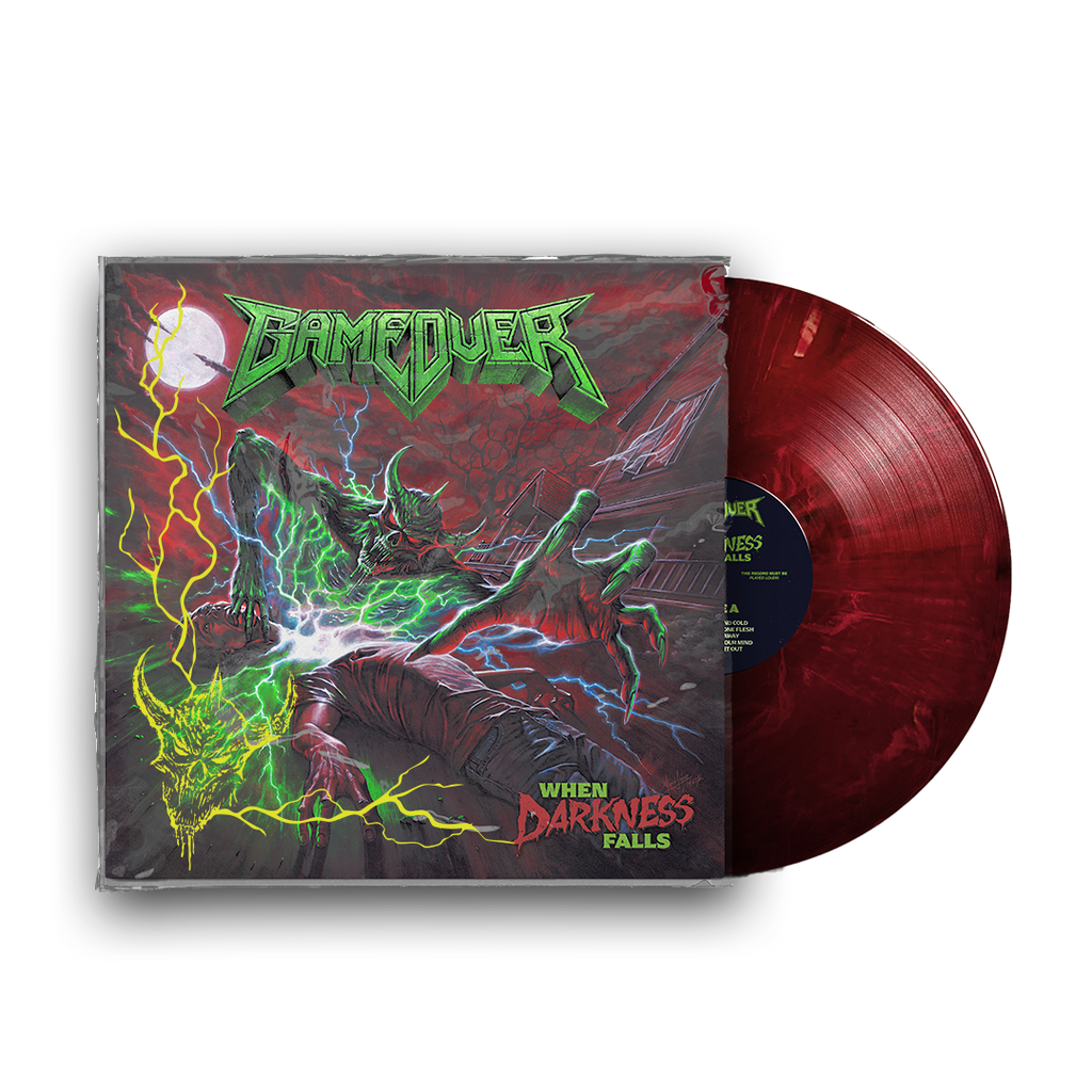SCREEN PRINTED Marbled Red LP (LTD 30 pcs Hand-numbered) (PRE-ORDER)